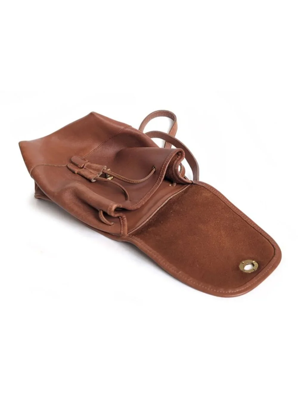 Vintage Coach Leather Daypack Backpack 9960, British tan - Picture 10 of 12